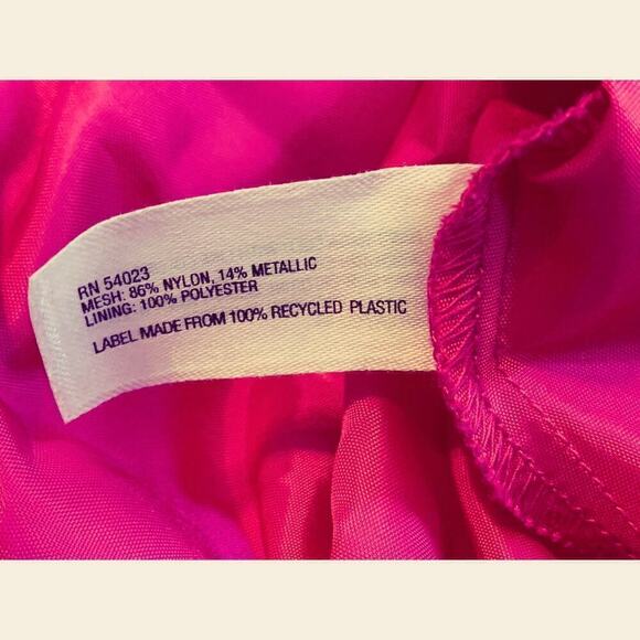 Gap Kids Girls Size 8 Shimmer Circle Skirt Pink Glitter Tutu Tulle Sparkle - Picture 4 of 6